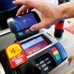 Photo of smartphone used as swipe card