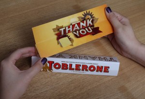 Toblerone Thank You 